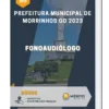 Apostila Fonoaudiólogo Prefeitura de Morrinhos GO 2023