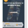 Apostila Lavador Prefeitura de Astorga PR 2023