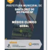 Apostila Médico Clínico Geral Prefeitura de Santa Cruz do Rio Pardo SP 2023