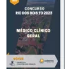 Apostila Médico Clínico Geral Concurso Rio dos Bois TO 2023