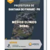 Apostila Médico Clínico Geral Prefeitura de Santana de Itararé PR 2023