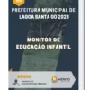 Apostila Monitor de Educação Infantil Prefeitura de Lagoa Santa GO 2023