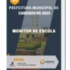 Apostila Monitor de Escola Prefeitura de Caseiros RS 2023