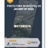Apostila Motorista Prefeitura de Jacareí SP 2023