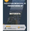 Apostila Motorista Prefeitura de Paranapanema SP 2023