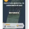 Apostila Motorista Prefeitura de Lagoa Santa GO 2023
