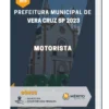 Apostila Motorista Prefeitura de Vera Cruz SP 2023