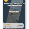 Apostila Motorista Prefeitura de Campo Bom RS 2023