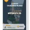 Apostila Motorista AB Câmara Cajazeiras PB 2023