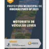 Apostila Motorista De Veículos Leves Prefeitura de Ribeirão Pires SP 2023