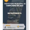Apostila Nutricionista Prefeitura de Campo Verde MT 2023