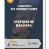 Apostila Operador De Máquinas Concurso Rio dos Bois TO 2023