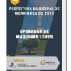 Apostila Operador de Máquinas Leves Prefeitura de Morrinhos GO 2023