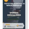 Apostila Operário Especializado Prefeitura de Nova Petrópolis RS 2023