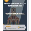 Apostila Ouvidor Municipal Prefeitura de Torrinha SP 2023
