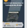 Apostila Professor Prefeitura de Tijucas do Sul PR 2023