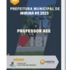 Apostila Professor AEE Prefeitura Municipal de Ibirubá RS 2023