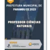 Apostila Professor Ciências Naturais Prefeitura de Parambu CE 2023