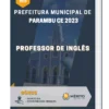 Apostila Professor De Inglês Prefeitura de Parambu CE 2023