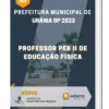 Apostila Professor PEB II de Educação Física Prefeitura de Urânia SP 2023