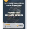 Apostila Professor de Educação Especial Prefeitura de Cordilheira Alta SC 2023
