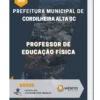 Apostila Professor de Educação Física Prefeitura de Cordilheira Alta SC 2023