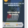Apostila Professor de Filosofia Prefeitura Municipal de Ibirubá RS 2023