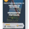 Apostila Professor de Português Prefeitura de Santa Cruz do Rio Pardo SP 2023