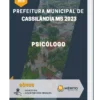 Apostila Psicólogo Prefeitura de Cassilândia MS 2023