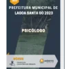 Apostila Psicólogo Prefeitura de Lagoa Santa GO 2023