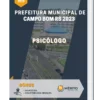 Apostila Psicólogo Prefeitura de Campo Bom RS 2023