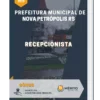 Apostila Recepcionista Prefeitura de Nova Petrópolis RS 2023