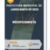 Apostila Recepcionista Prefeitura de Lagoa Santa GO 2023