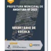 Apostila Secretário de Escola Prefeitura de Angatuba SP 2023