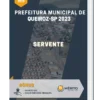 Apostila Servente Prefeitura de Queiroz SP 2023