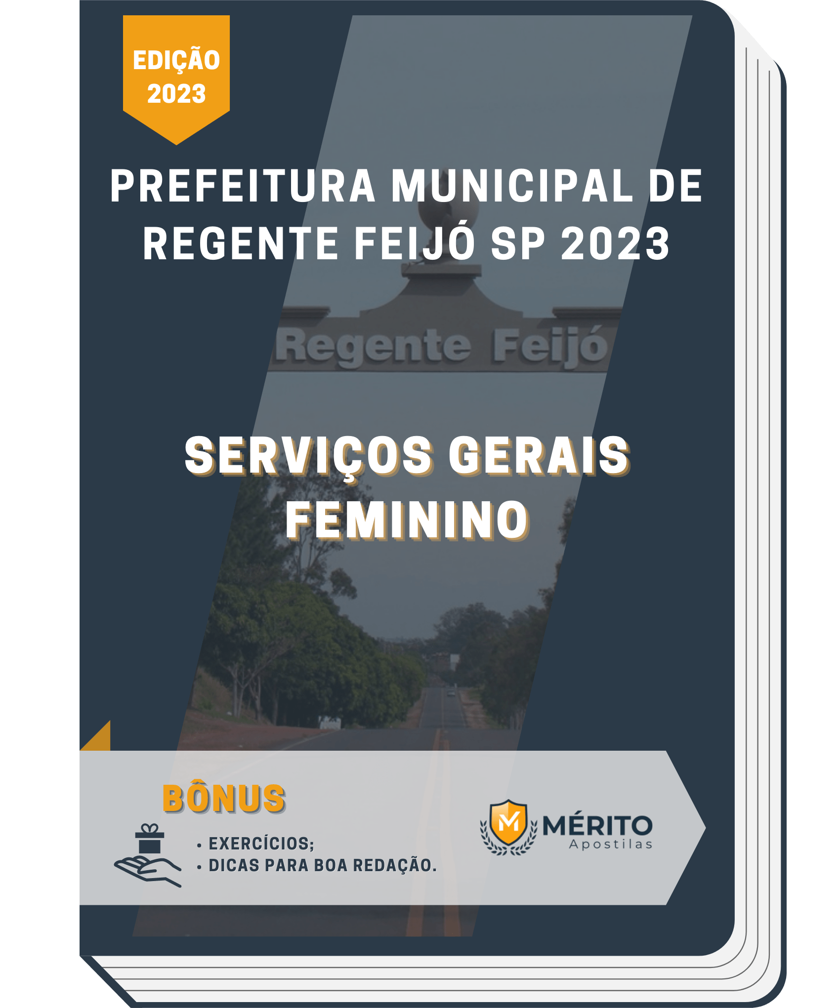 Apostila Serviços Gerais Feminino Prefeitura de Regente Feijó SP 2023