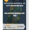 Apostila Soldador/Serralheiro Prefeitura de Alto Taquari MT