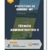Apostila Técnico Administrativo II Prefeitura de Sorriso MT 2023