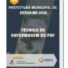 Apostila Técnico De Enfermagem Do Psf Prefeitura de Estiva MG 2023