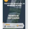 Apostila Técnico de Edificações Prefeitura de Mairiporã SP 2023