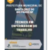 Apostila Técnico em Enfermagem do Trabalho Prefeitura de Santa Cruz do Rio Pardo SP 2023
