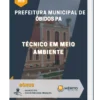 Apostila Técnico em Meio Ambiente Prefeitura de Óbidos PA 2023