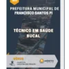 Apostila Técnico em Saúde Bucal Prefeitura de Francisco Santos PI 2023