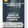 Apostila Técnico em Segurança do Trabalho Prefeitura de Mairiporã SP 2023