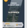 Apostila Telefonista Câmara Avaré SP 2023