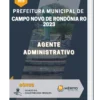 Apostila Agente Administrativo Prefeitura de Campo Novo de Rondônia RO 2023