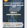 Apostila Agente Administrativo Prefeitura de Córrego do Bom Jesus MG 2023