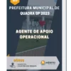 Apostila Agente de Apoio Operacional Prefeitura de Quadra SP 2023