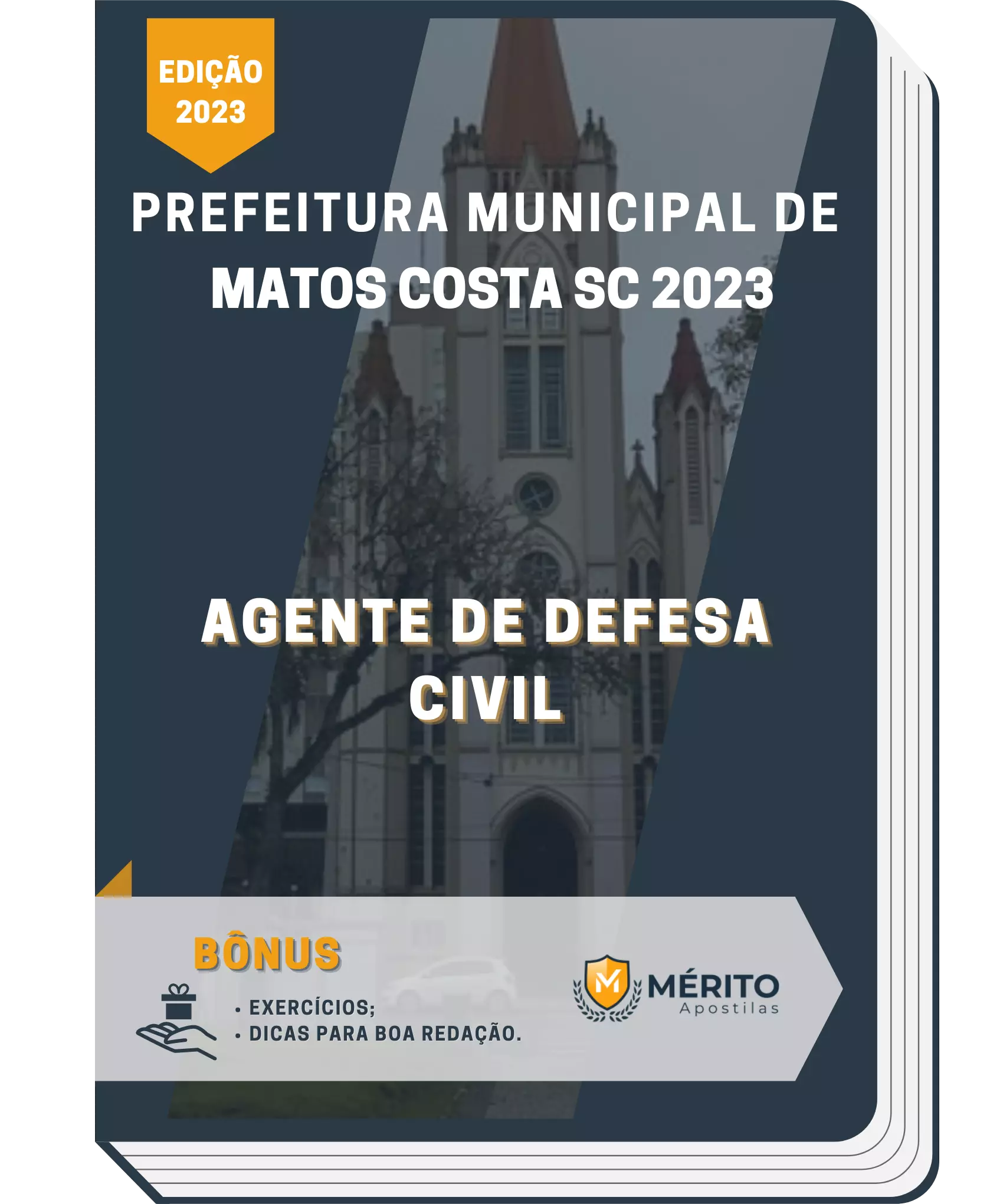 Apostila Agente de Defesa Civil Prefeitura de Matos Costa SC 2023