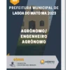 Apostila Agrônomo/Engenheiro Agrônomo Prefeitura de Lagoa do Mato MA 2023